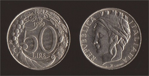 Lire 1999 turrita italia - 50,