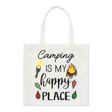 Campeggio È My Happy Posto Regolare Borsa Grande Festival Camper Papà Shopper
