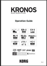 KORG Kronos Manuale Guida