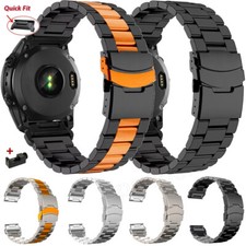 Cinturino orologio metallo titanio vestibilità rapida per Garmin Fenix 8 51 mm 7 x 6 x 5 x 3 HR