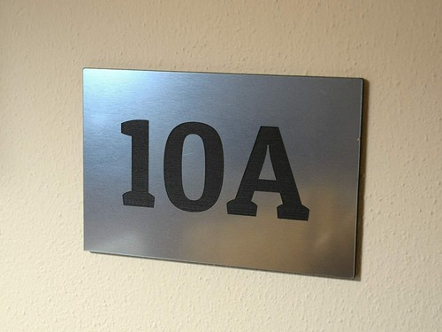 Numero civico laminato - numero,