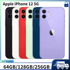 Nuovo Sigillato Apple iPhone 12 (5G) 256GB/128GB/64GB Smartphone Sbloccato 6,1"