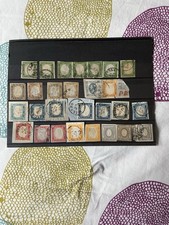 1856-1863 Sardegna - 5c-80c. Sciolti e frammenti alcune firme Cardillo.