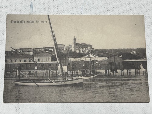 Cartolina francavilla veduta - francavilla,