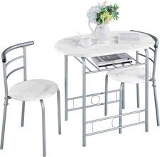 Set Tavolo E 2 Sedie Sala Da