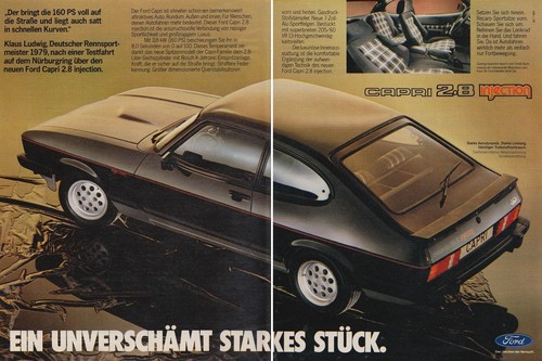 Ford capri iii - ford, injection