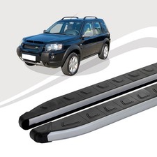 Pedane Adatto A per Land Rover Freelander Anno 02 / 1998-10/2006 Dolu Argento
