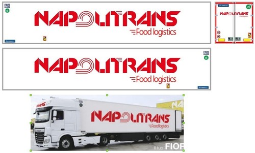 Grafica adesiva napolitrans - grafica, "napolitrans"