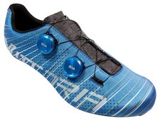 Scarpe ciclismo strada Vittoria Revolve - blu seta (suola carbonio FCT) 42 44 45 46