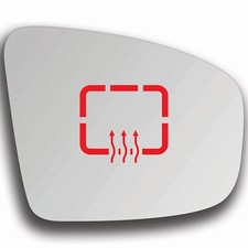 Spiegelglas Rechts Beheizbar