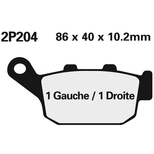 Nissin pastiglie freno - pastiglie,