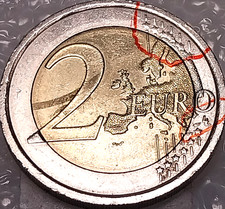 Rarissimi  2  EURO  1912 - 2012  G. PASCOLI  errore  di conio