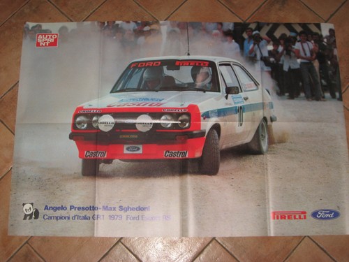 Poster ford escort rs - ford,