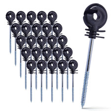 25 Pezzi Isolatori per Recinto