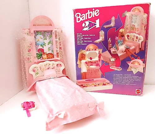 Barbie bed bath 1993 - bath,