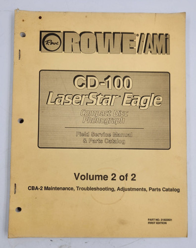 Rowe ami cd100 laserstar - rowe/ami,