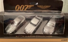Aston Martin Set 3X 007 James Bond DB5 1965 Goldfinger / V12 Vanquish Die anothe