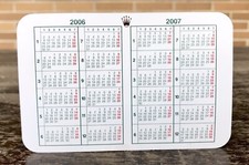 ROLEX 2006 2007 CALENDAR GMT Yacht Master Datejust Day-Date Air King Submariner/