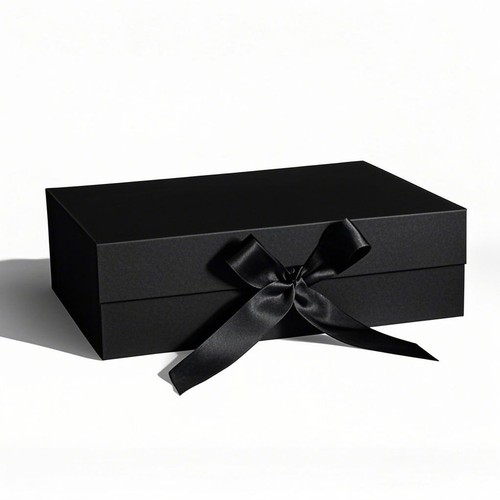 Confezione regalo nera - confezione, nera,scatole