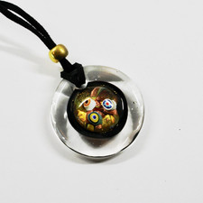 CIONDOLO CON VETRO DI MURANO