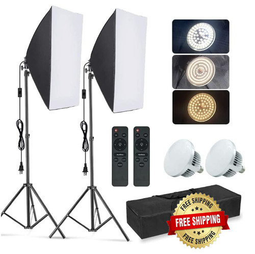Kit iluminacion softbox - iluminacion,
