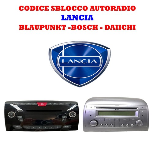 Codice sblocco autoradio - codice,