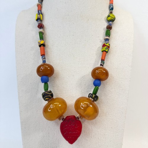 Collana vintage butterscotch - collana,