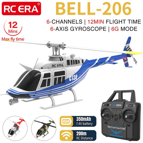 Era bell 206 elicottero - rc,