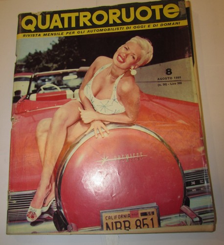 Quattroruote agosto 1960 - quattroruote,