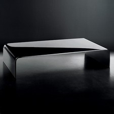Tavolino plexiglass nero pieno - tavolino,
