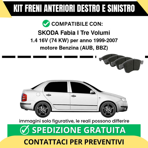 Pastiglie freno anteriori per - pastiglie,