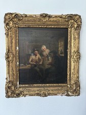 Antico quadro olio su tela