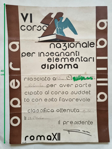 Fascismo opera balilla onb - opera,
