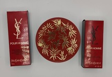 Yves Saint Laurent Opium Lotto   Poudre Corpus+ Eau De Toilette+Crema   Vintage 