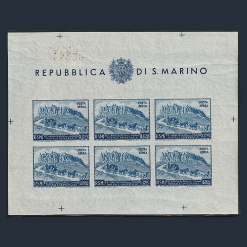 San marino 1951 foglietto - san,