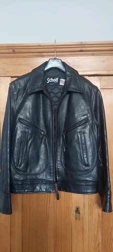 Giacca pelle uomo schott 637 - giacca,