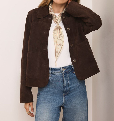 Giacca camionista donna pelle