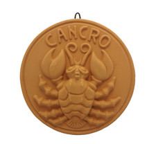 Fregio da parete in terracotta segno zodiacale cancro decorazione da appendere
