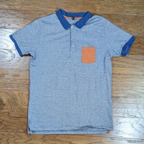 Polo benetton manica corta - manica, blu