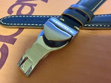 Cinturino pelle blu tudor - cinturino,