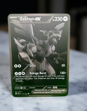 Zekrom ex  Gold Metal Pokemon