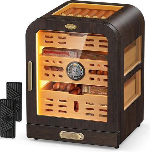 Elegant cedar cigar humidor - cigar,