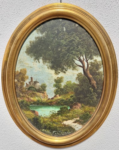 Dipinto antico olio - su, tavola