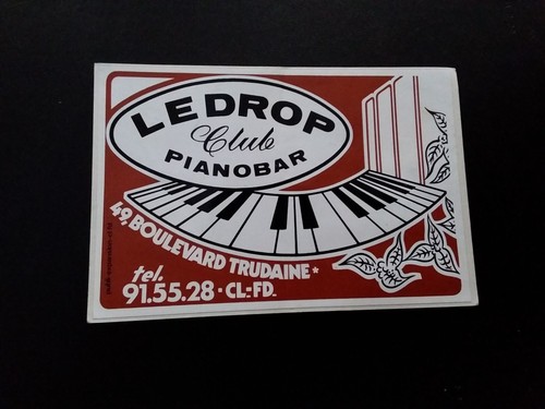Ancien autocollant discotheque