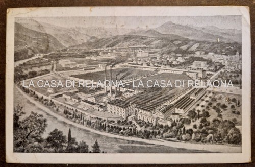 Cartolina manifattura lane - cartolina, di