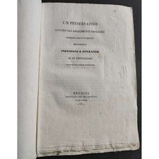 Un Preservativo Contro gli Assalimenti Cholerici - 1837
