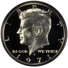 1971-S Proof Kennedy mezzo