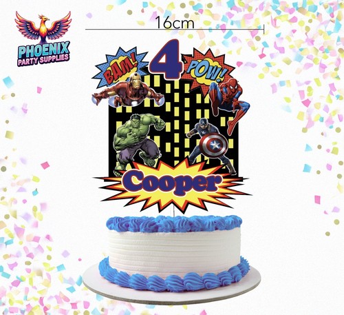 Cake topper supereroe - cake,
