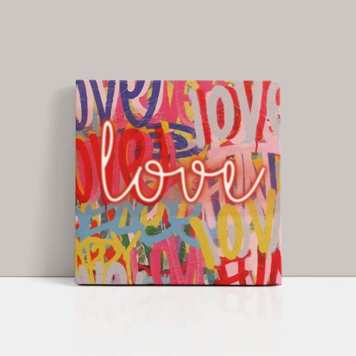 Quadro pop art - quadro, love