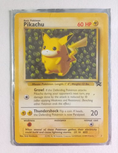 Pikachu base set gold - set,